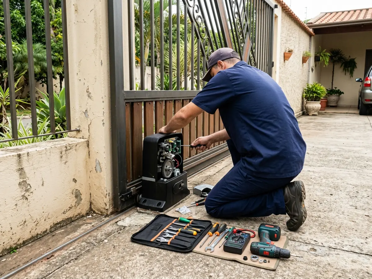 Atendimento técnico de automação de portões